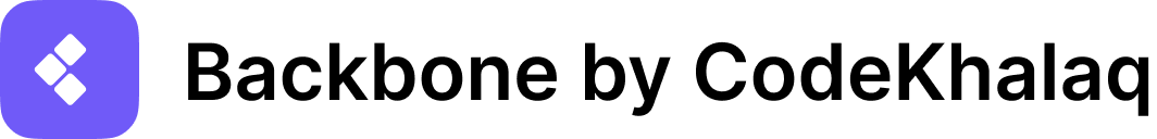Backbone by CodeKhalaq Logo